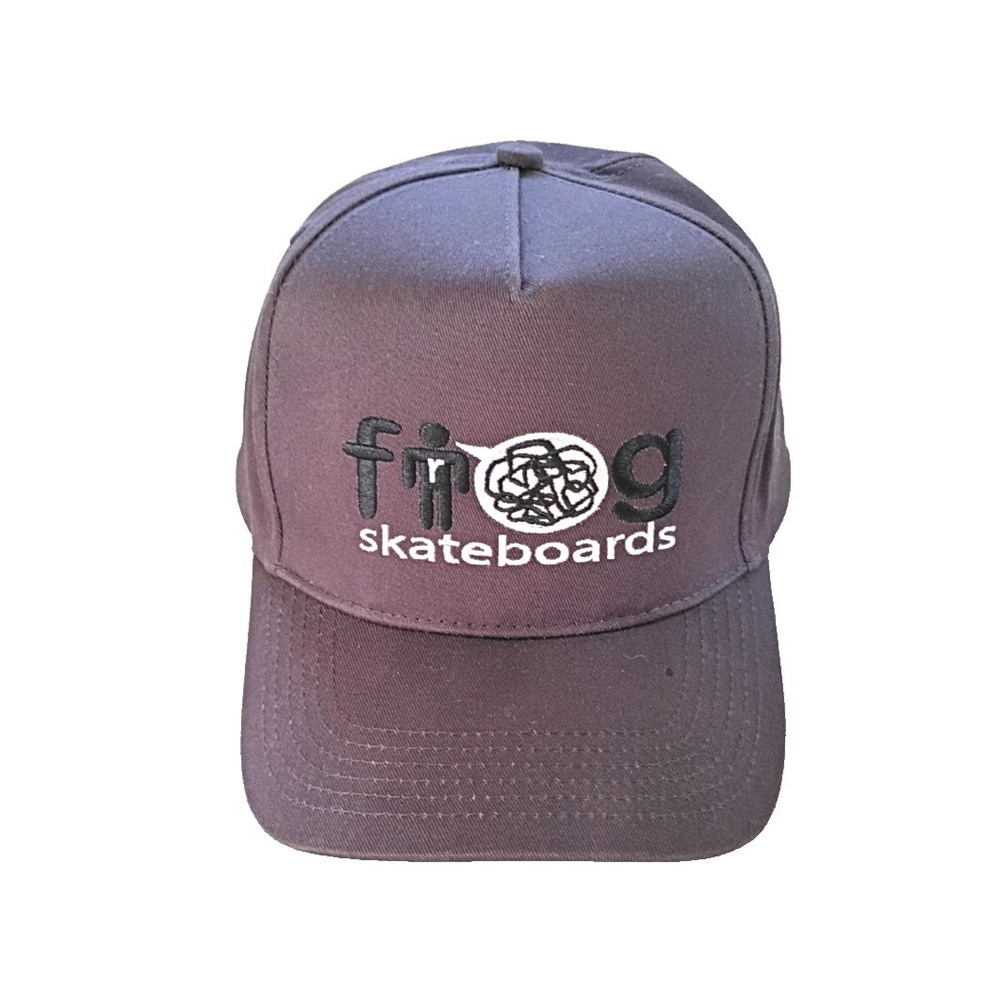 Frog Skateboards "Trash Talk" 5 Panel Hat Adjustable Snapback Embroider Graphic